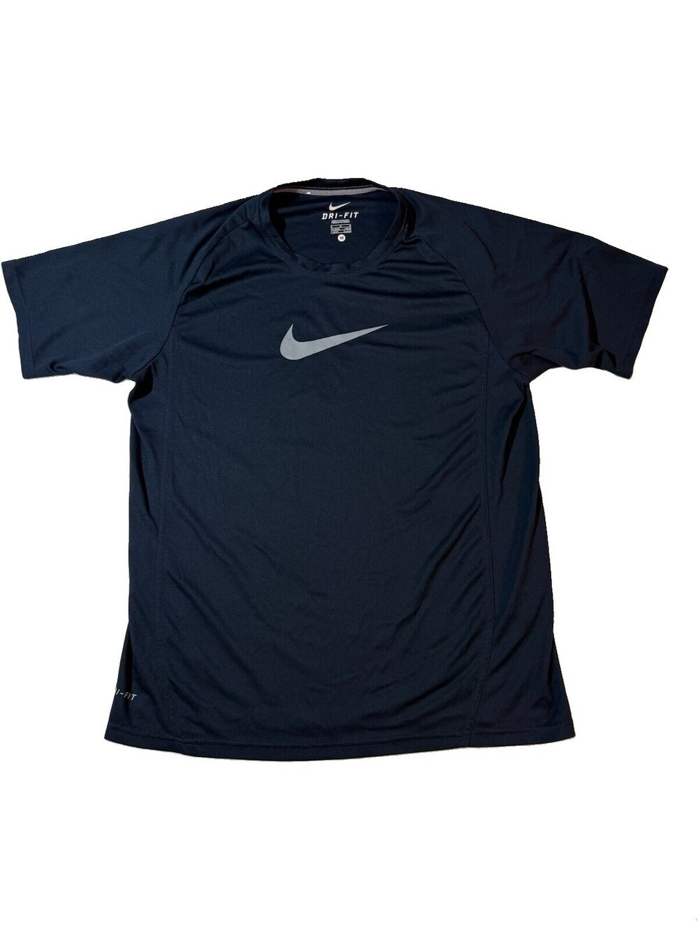 Nike Dri-Fit Gym T-Shirt Navy Blue Size MED Men's